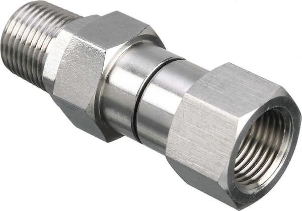 Høytrykksvasker Roterende, 3/8\" NPT Utvendig Gjenge, Rustfritt Stål, 4500 PSI