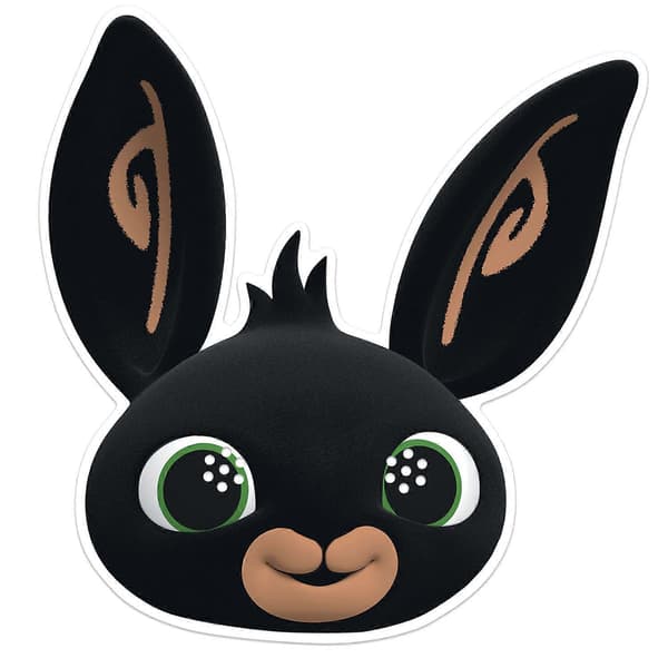 the Bunny Virallinen 2D-korttijuhlamaski