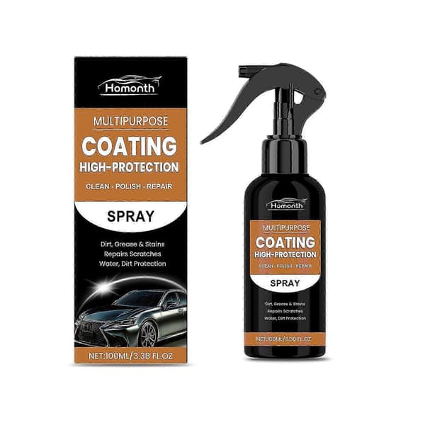 Multifunksjonell bilbeleggspray - Rustfjerning, ripeskade og metallbeskyttelse, 100 ml