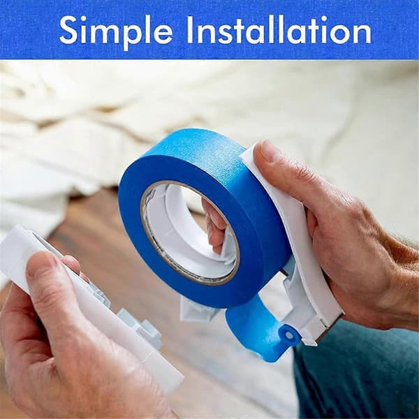 Maskeringstapeapplikator, plastmalertapeapplikator, maskeringstapedispenser med 5 blå
