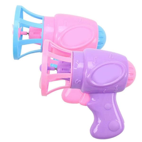1 pc Automatic Bubble Toy Electric Fan Bubble with Bubble Water for Kids (Pink)