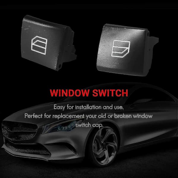 For Compatible Brand A ML GL R Class W164 X164 W251 W245 W169 Window Switch Repair Button Cap Driver Window Control Switch Button