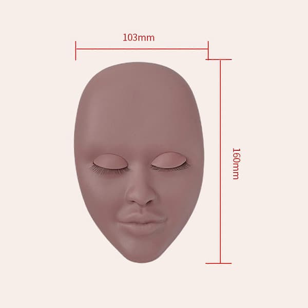 Vipper Mannequin Hode Modell Avtakbare Øyelokk, Vippeextensions Flat Modell Hode_Kvalitetsgaver