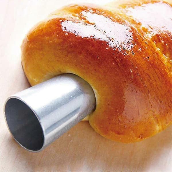 12 stk. wienerbrød flødehorn kegleformet brødkageform bageværktøjssæt