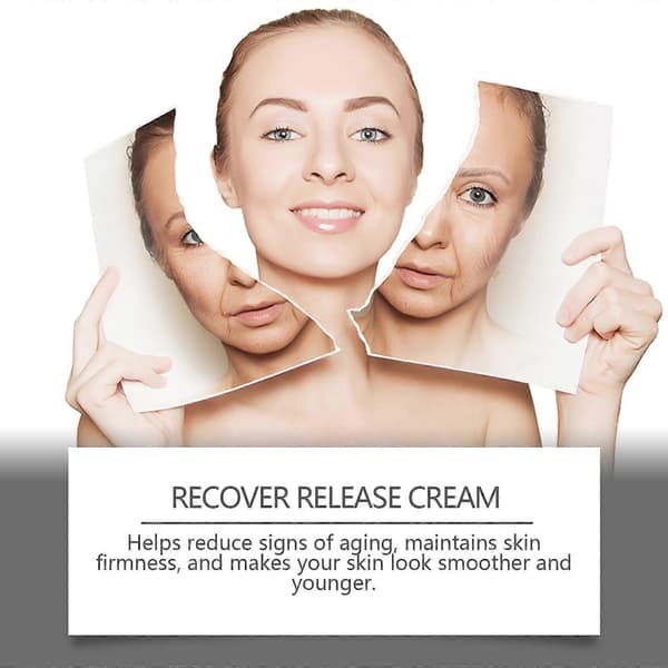Recover Release Cream, Fuktighetskrem for ansiktet, Anti-aldring fuktighetskrem ansiktskrem, Pleier tørr hud (1 stk)