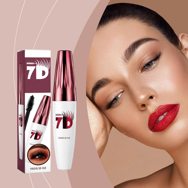 Volumizing Eyelash Mascara, Waterproof Long-lasting Mascara that Curls Lashes Without Smudging Black