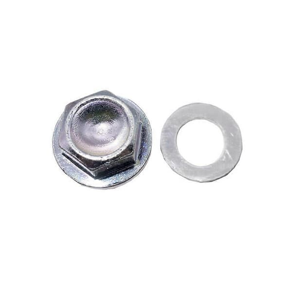 90009-R70-A00 Bundprop med skive til / Silver