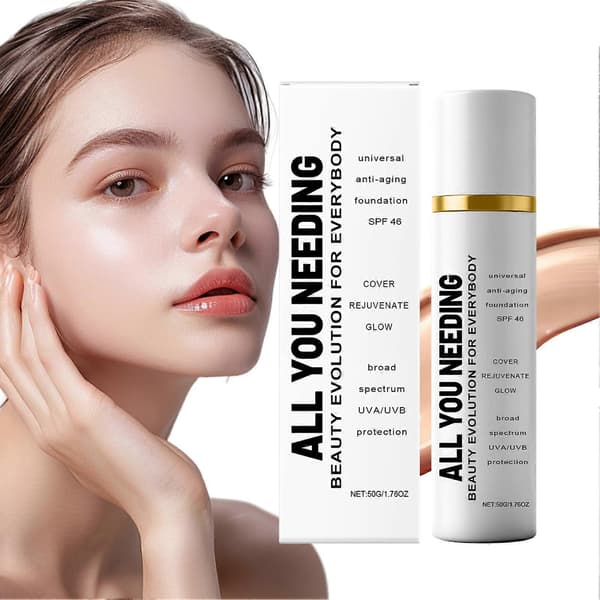 Liquid Foundation Natural Glow Long-lasting Smooth Coverage for Daily Use