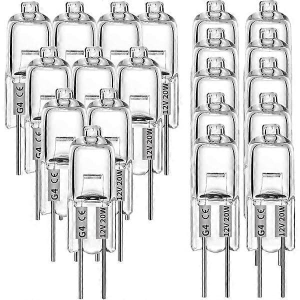 G4 halogenlampor 10W 12V - Varmvit - 20-pack_Kvalitetsgåvor