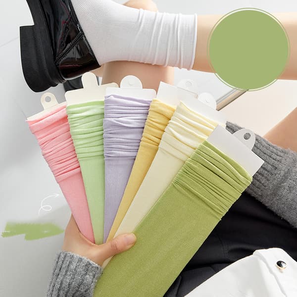 10 Pairs Women's Thin Cotton Socks - Multipack Ankle Socks Gift Box