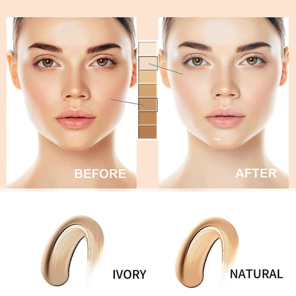 Cremefarvekorrigerende Spf50 Selvjusterende Makeupcreme til Hudtone