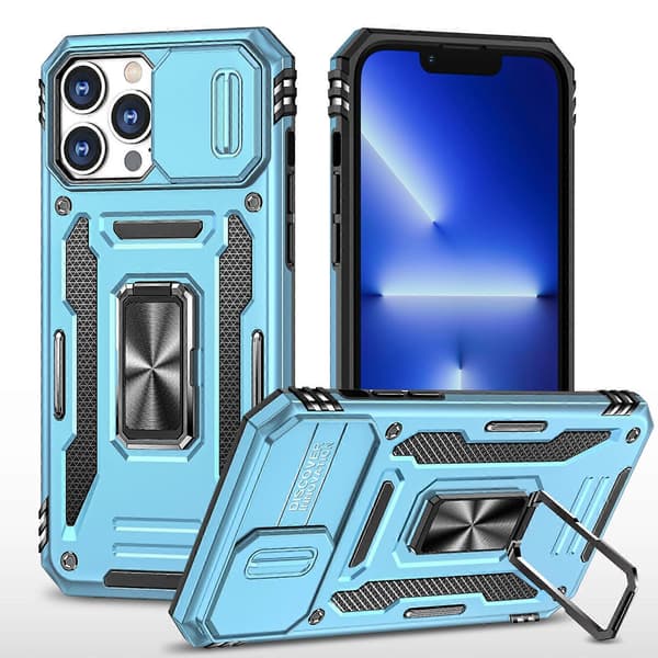 Armor PC + TPU Kamerabeskyttelse Telefondeksel (For iPhone 15 Pro)