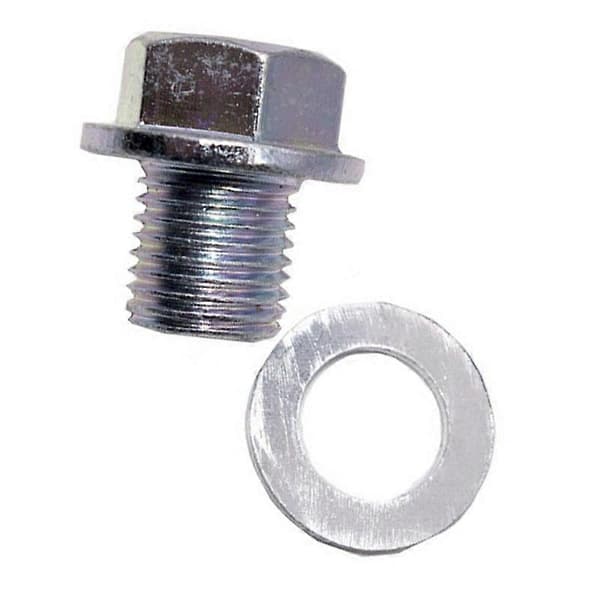 90009-R70-A00 Bundprop med skive til / Silver