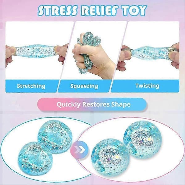 Glitter Maltose Squishy Leketøy 6 cm TPR for Stresslindring Sensorisk Lek Orange duck