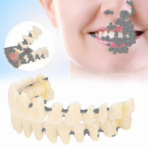 Smile Snap On Over- og Underkæbe Tandprotese Tand Dæk Sæt Facader [Gratis Fragt]_Særlige gaver