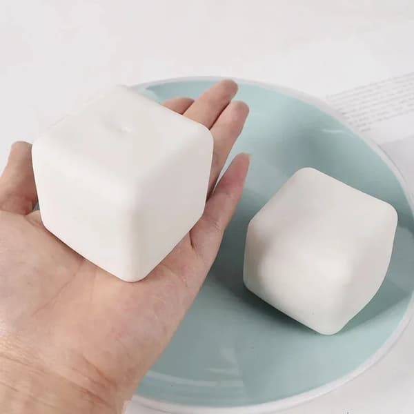 Søde Tofu Stressbolde Sensorisk Legetøj Stresslindring Fidget Legetøj Squishy Dejbold Gaver til Voksne Børn Bedste Gave 4PCS