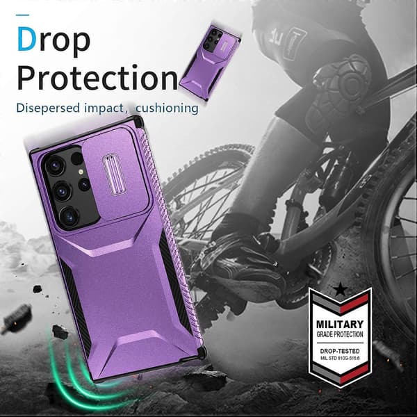 Skyvbart Camshield-telefondeksel (For Samsung Galaxy S23 Ultra 5G)