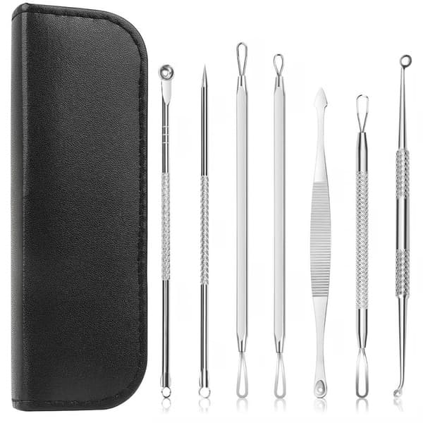 Blackhead Tool with 7 Facial Cleansing Utensils