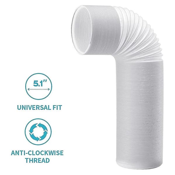 Avgasslang 130 mm, avgasslang för luftkonditionering, PVC-slang, luftkonditioneringsrör, ventilation_present