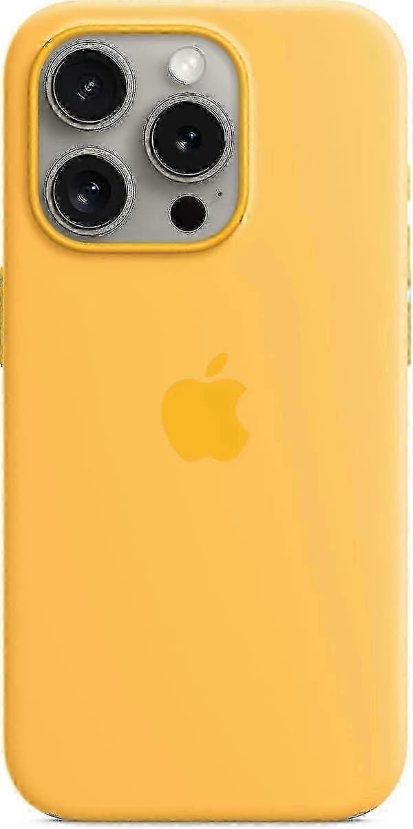 Apple iPhone 15 Pro -silikonikuori MagSafella (Sunshine)