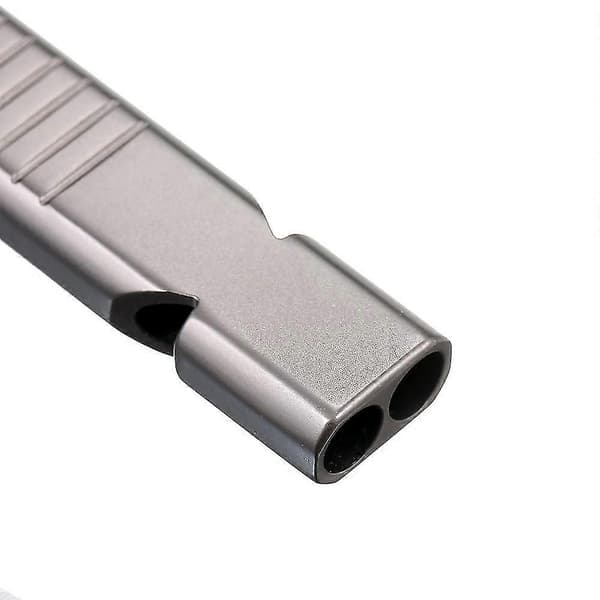 32 GB USB3.0 U-disk fløyte USB-minnepinne 2-i-1 design bærbar U-disk sinklegeringsmateriale solid og holdbar plug and play grå 32 GB