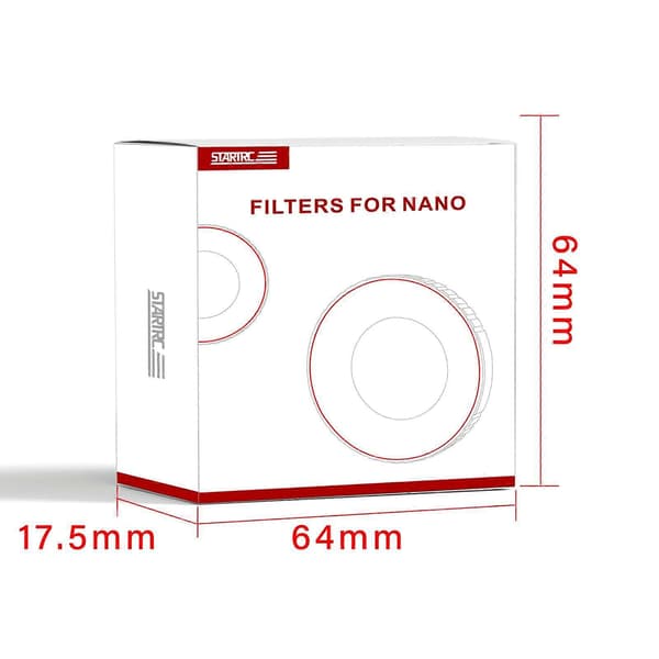 Til DJI Osmo Nano STARTRC Black Mist 1/4 Kameralinsefilter_Kvalitetsgaver