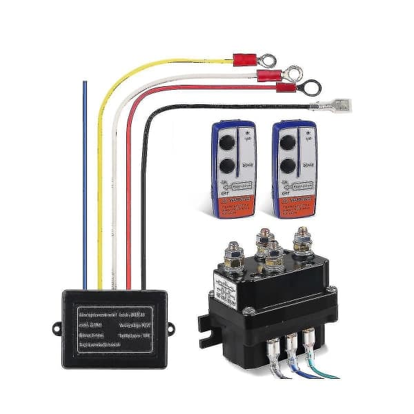 12v 250a Winch Remote Control Contactor Winch Control Solenoid Relay Twin Remote Control Kit Car Motorcycle Off Road_Special Gift