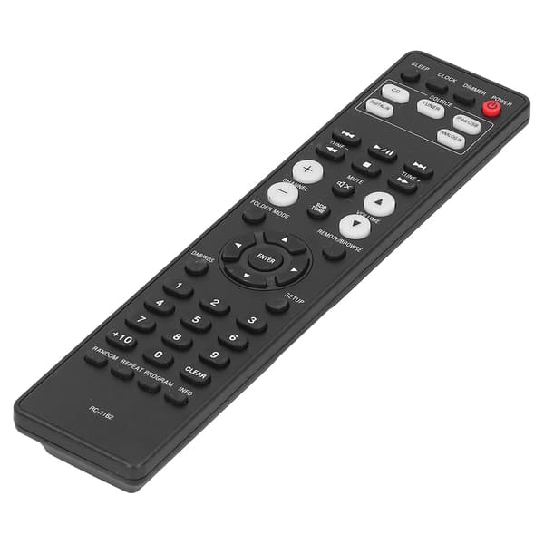 RC-1162 Universal TV Remote Control with Large Buttons, Replacement, Compact ABS Black Gift