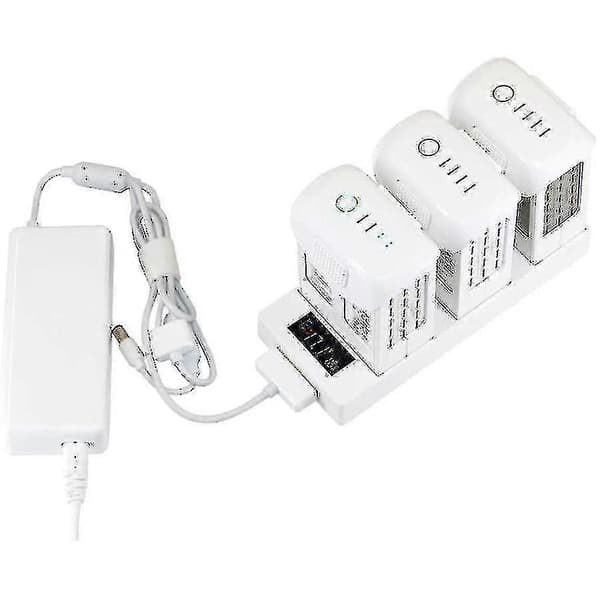 3-i-1 Opladningshub Parallel Batteri Smart Oplader Hub til Phantom 4 Pro Drone Flyvebatteri Oplad_Særlige gaver