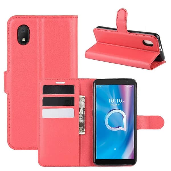 For Alcatel 1B (2020) Litchi Texture Horizontal Flip Protective Case with Holder & Card Slots & Wallet