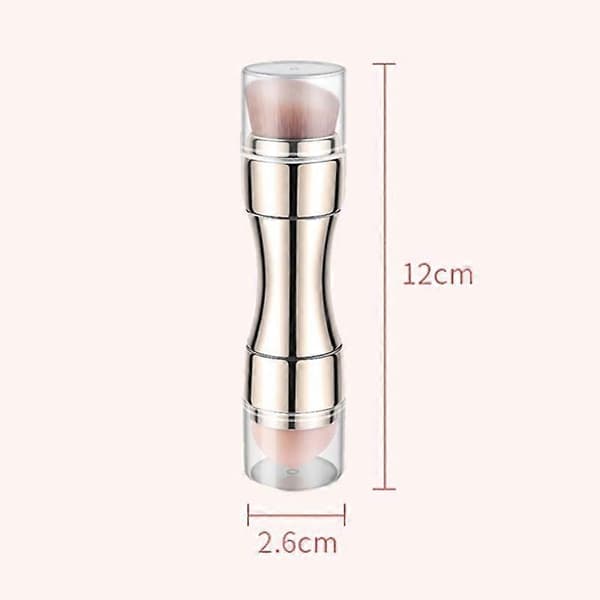 4-in-1 Retractable Metal Makeup Brush