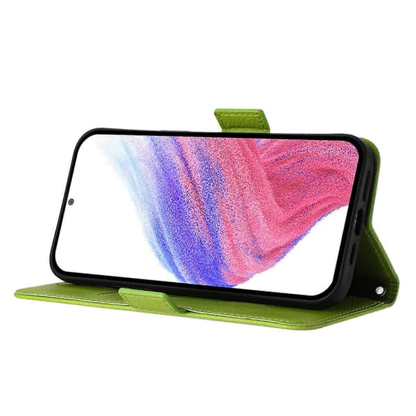 Præget Rose RFID Tyverisikring Læder Telefoncover (Til Infinix Note 50s)