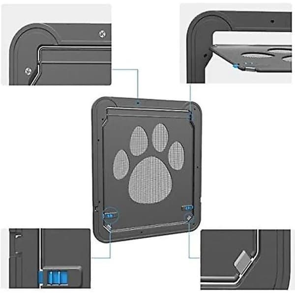 Microchip Cat Flaps, Large Dog Doors, Screen Doors, Four-Way Lock