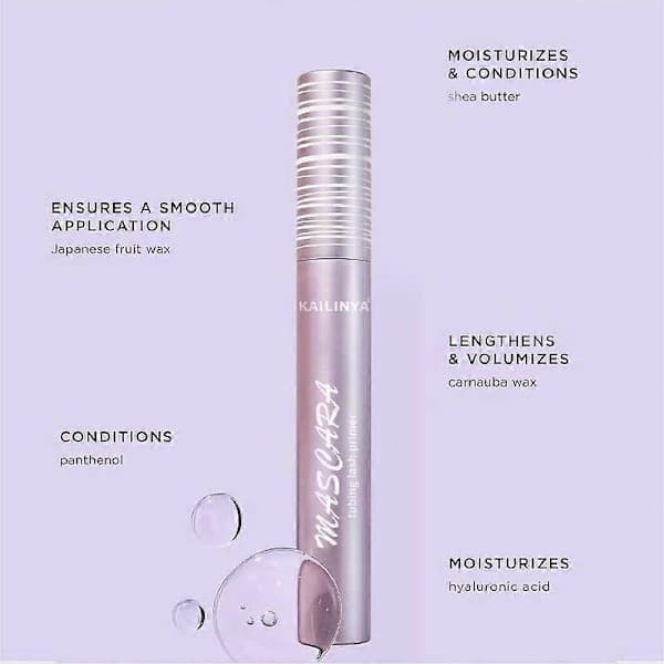 Two-tone Black and White Mascara Set for Extension and Volume 8ml Smudge-proof Formula WHITE+BLACK 2pcs