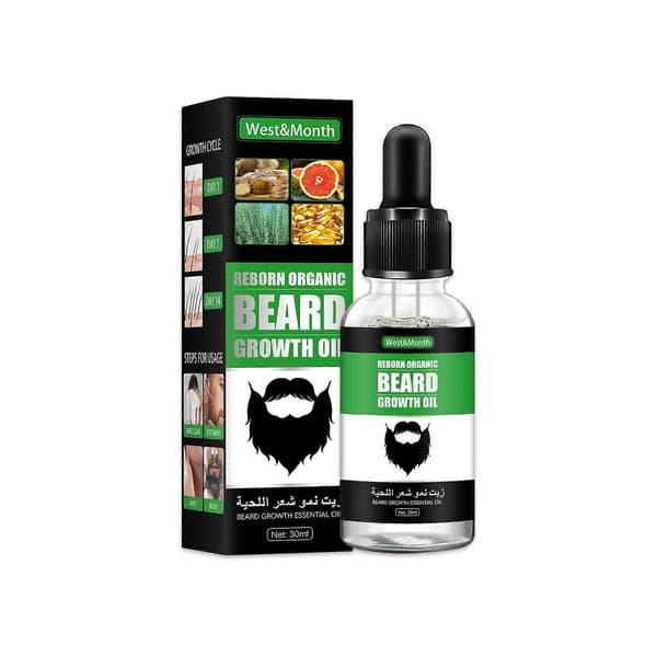 Transform Your Look with Glossy, Smooth, Attractive Beard Care for Men, 30ml
