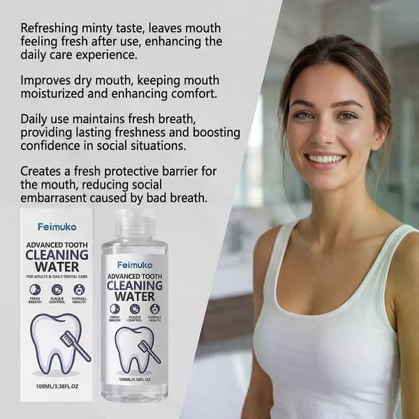 Refreshing Mouthwash with Mint, 100 ml Advanced Oral Care