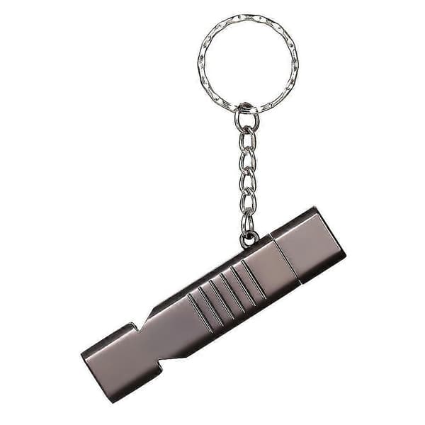 32 GB USB3.0 U-disk fløyte USB-minnepinne 2-i-1 design bærbar U-disk sinklegeringsmateriale solid og holdbar plug and play grå 32 GB