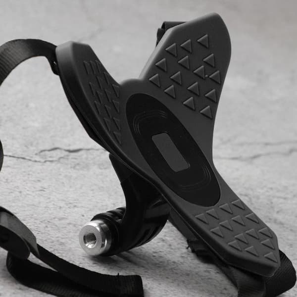 Helmet Mount with Adjustable Strap and Anti-slip for Action Camera