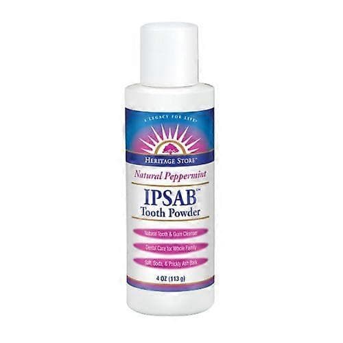 Ipsab tandpulver pepparmynta, 4 Oz