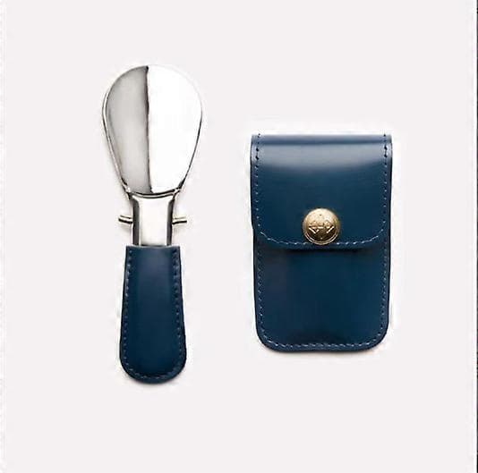 New Foldable Shoehorn with PU Leather Case