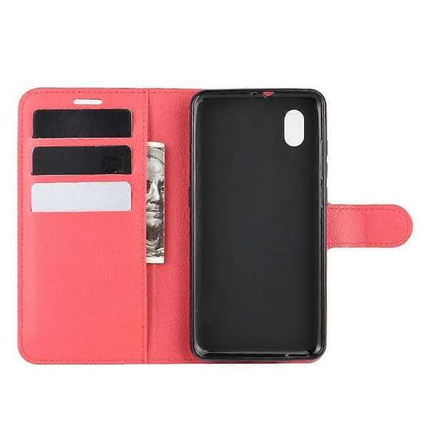 For Alcatel 1B (2020) Litchi Texture Horizontal Flip Protective Case with Holder & Card Slots & Wallet