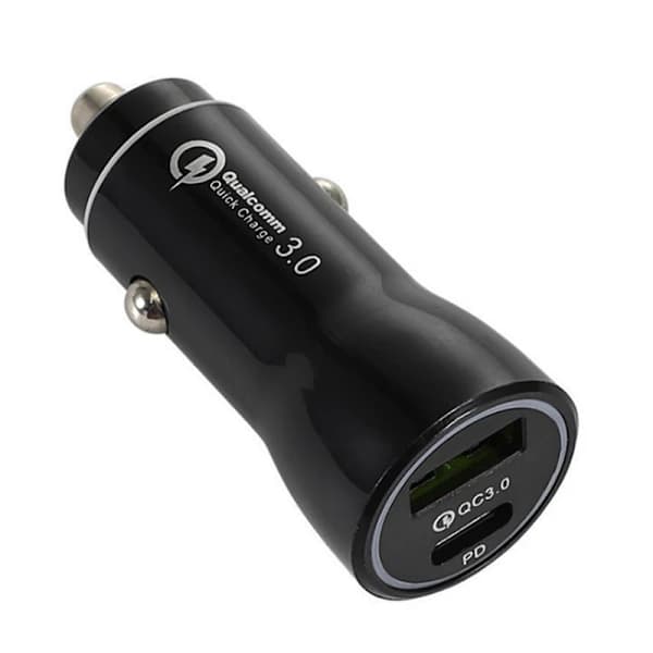 Fast Car Charger for iPhone 17 / iPhone 17 Air / iPhone 17 Pro / iPhone 17 Pro Max - Cigarette Lighter Socket USB USBC