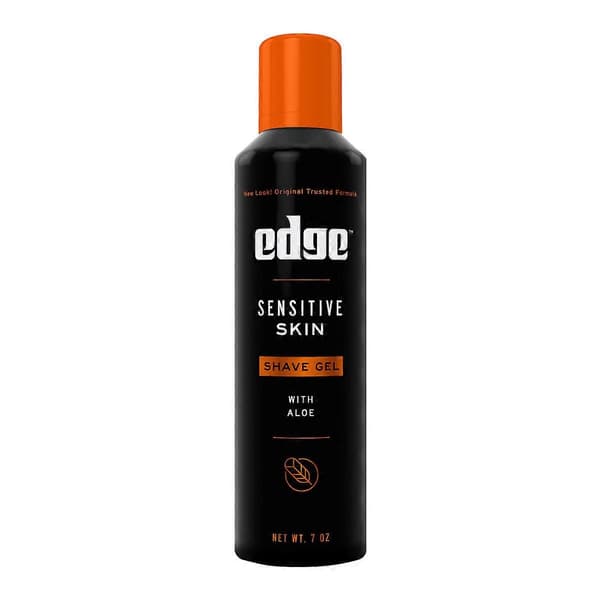 Edge Sensitive Skin Barberingsgel for menn, 7 Oz A