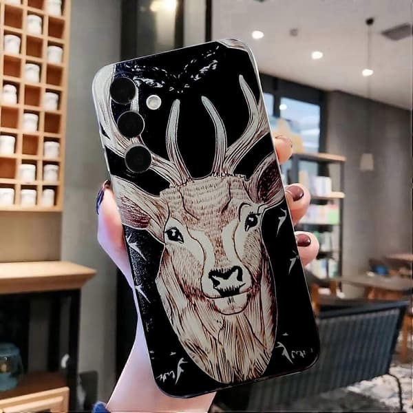 Case for Samsung Galaxy A16 5G A16 4G, Pattern Print, Mobile Phone, TPU Back - Deer Head (Deer Head)