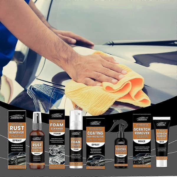 Multifunktionel bilbelægningsspray - Rustfjerner, ridserreparation & metalbeskyttelse, 100 ml
