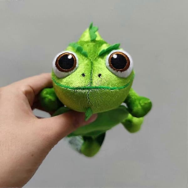 15 cm kameleont plyschleksak docka Pascal Rapunzel Pascal gosedjur Pascal Rapunzel axeldocka barnleksak_Överraskningsgåva