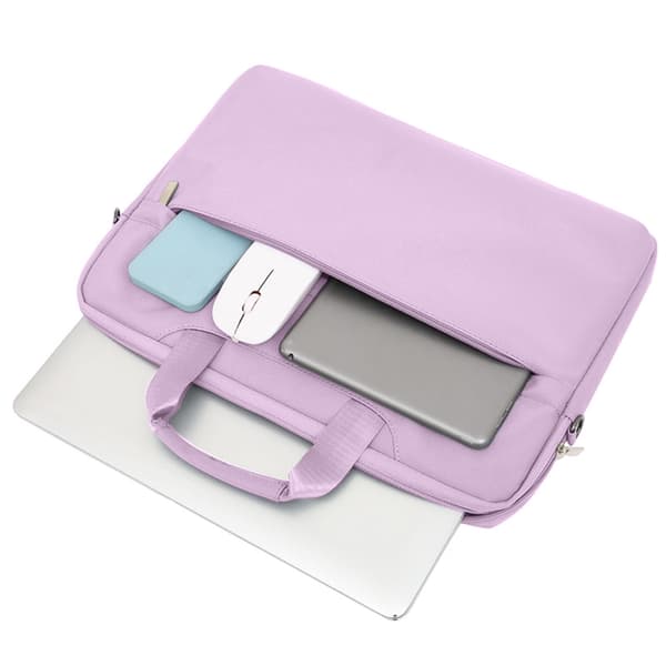 Laptop Bag 14 inch, Simple Durable Waterproof Computer Bag, Purple Gift