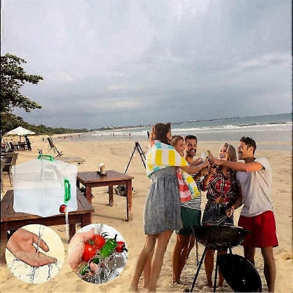 Foldable Water Storage Container Collapsible Portable Water Bag BPA-Free