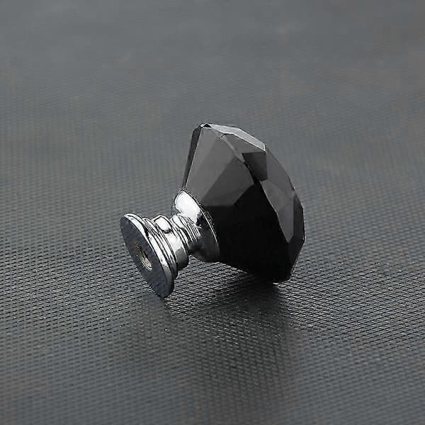 Crystal Cabinet Knobs, Glass Drawer Handles, Diamond Cut Zinc Alloy Knobs for Home Decor