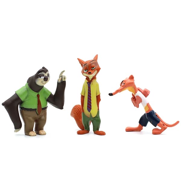 12 kpl Disney Pixar Zootopia Zootropolis Lelu Toimintahahmo